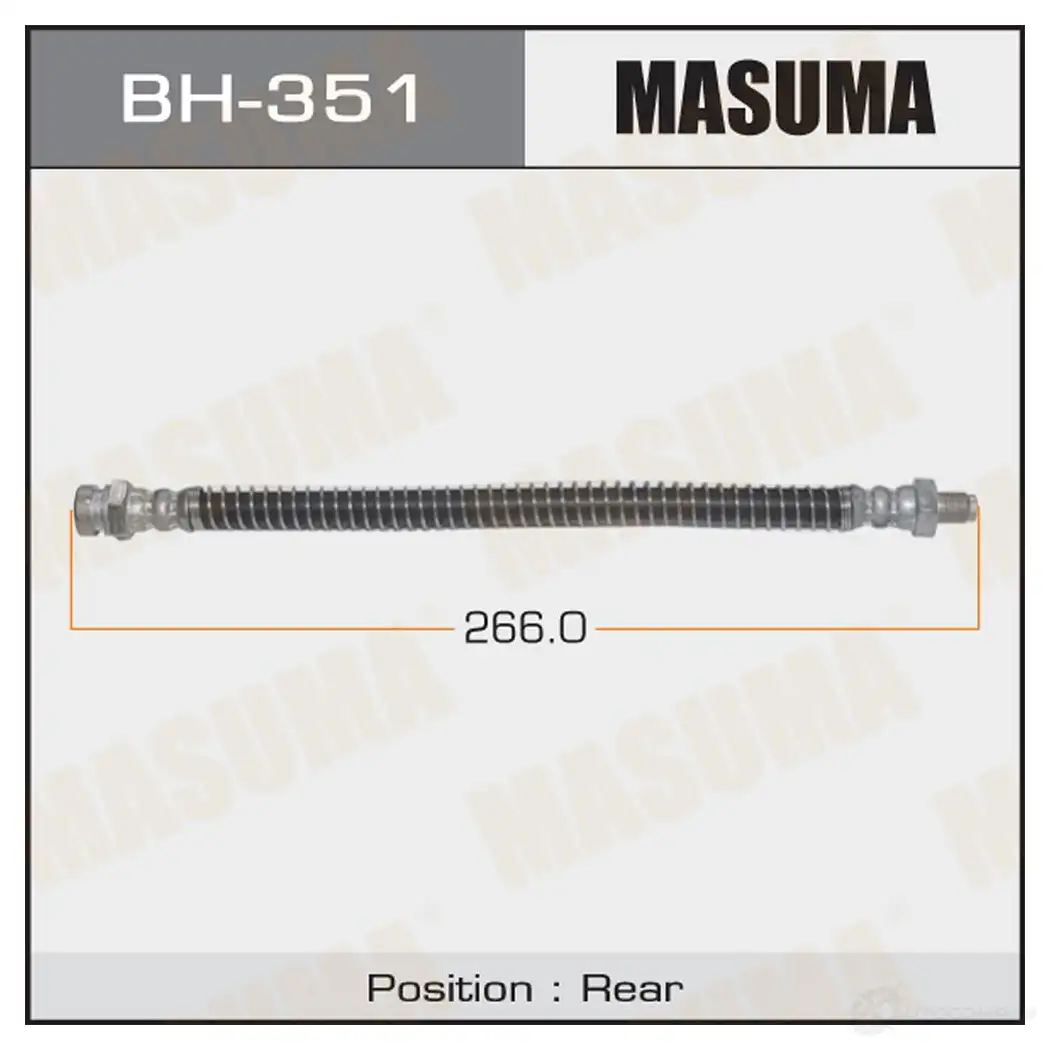 Шланг тормозной MASUMA IV 8ED 1422880548 BH-351