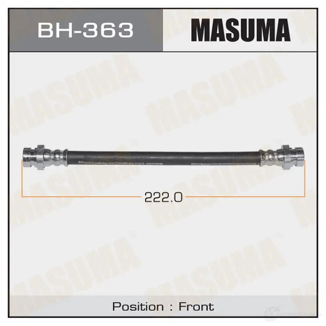Шланг тормозной MASUMA E 3DTR 1422880205 BH-363 изображение 0