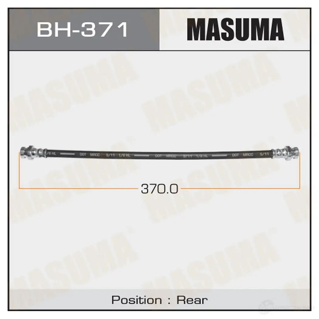 Шланг тормозной MASUMA BH-371 1422880199 SC IFYN изображение 0