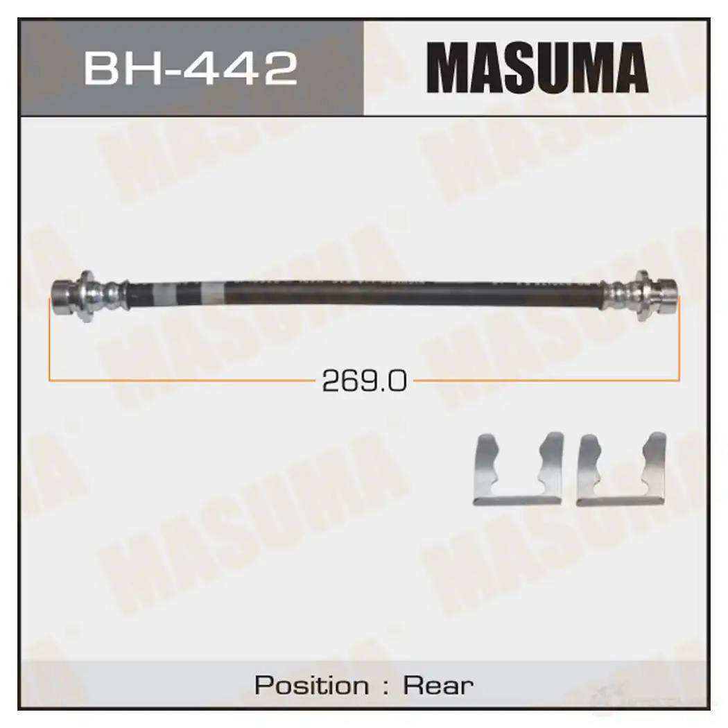 Шланг тормозной MASUMA BH-442 1422880092 Q550 11 изображение 0