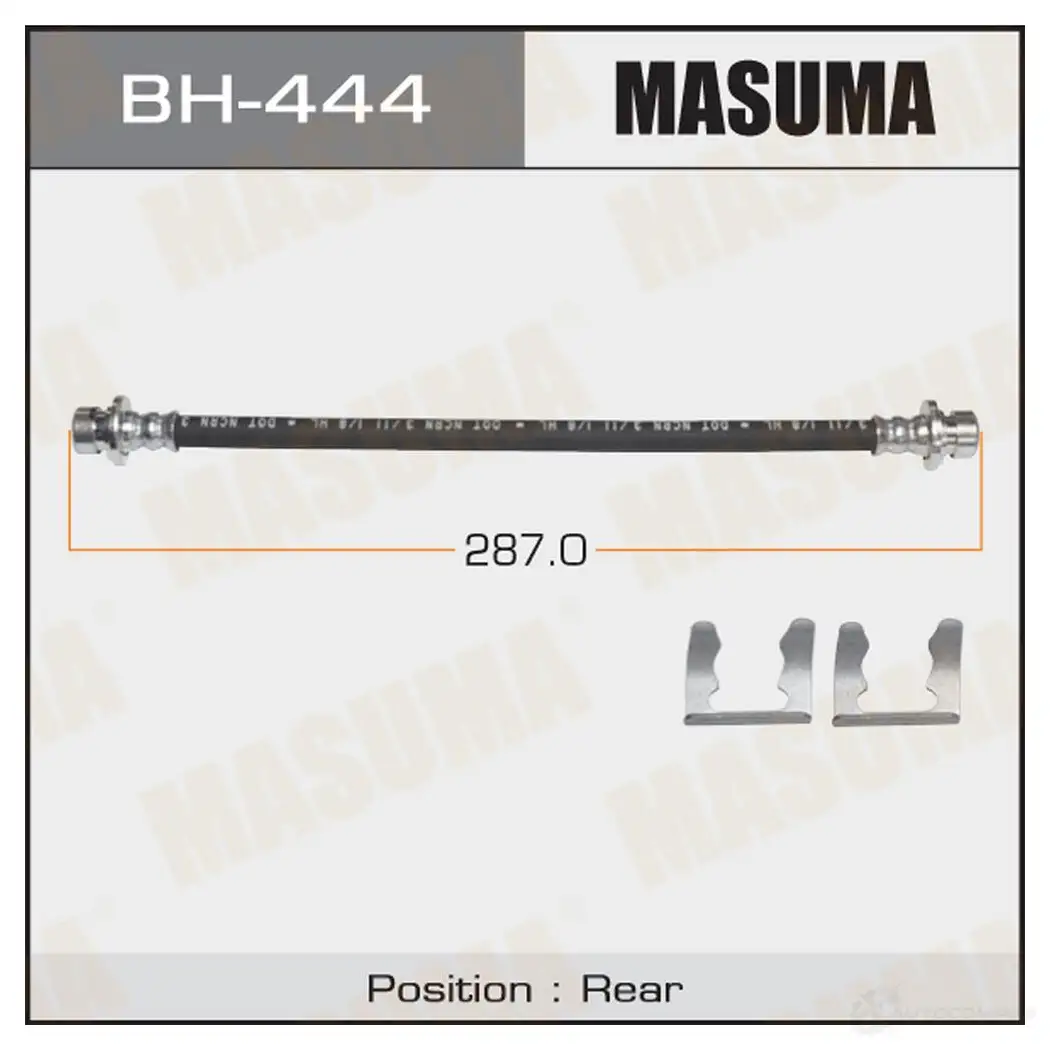 Шланг тормозной MASUMA GG 2MEF 1422880090 BH-444 изображение 0