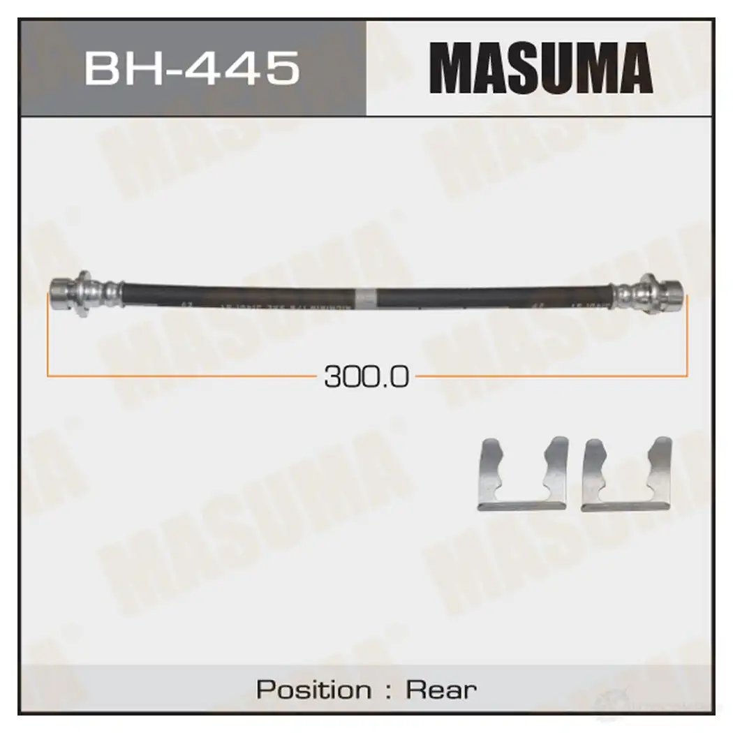 Шланг тормозной MASUMA YFUET TY BH-445 1422880566 изображение 0