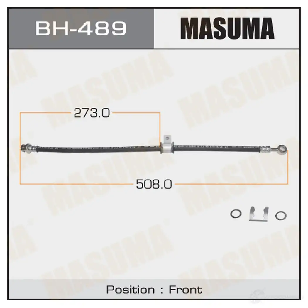 Шланг тормозной MASUMA BH-489 1422880021 C4F 31