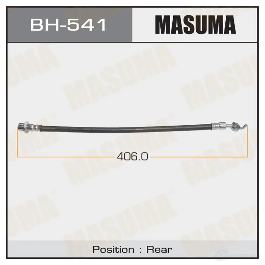Шланг тормозной MASUMA P8K8S 8 1422879266 BH-541 изображение 0