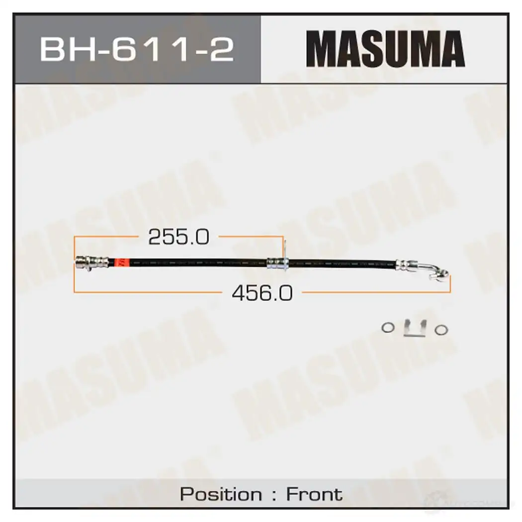 Шланг тормозной MASUMA K5B9 2A BH-611-2 1422879801