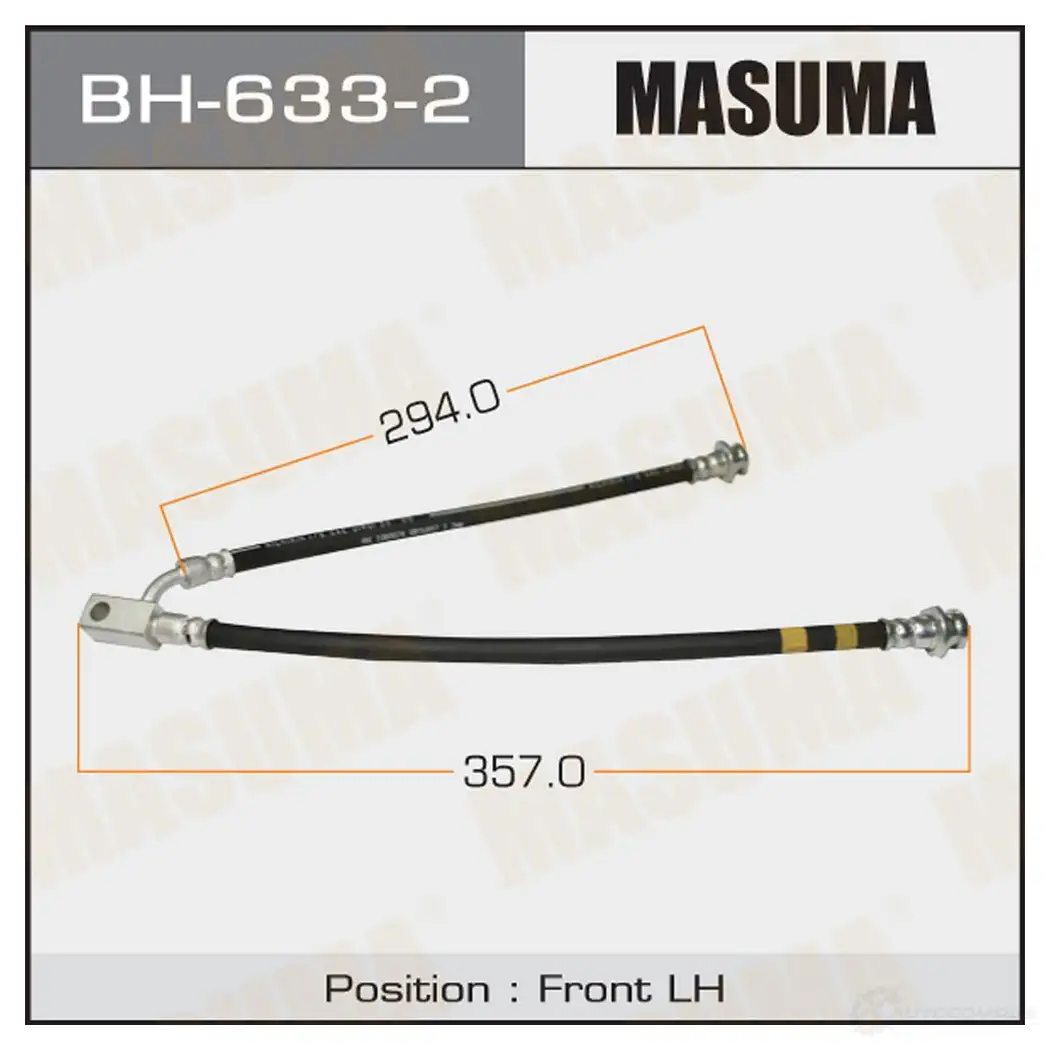 Шланг тормозной MASUMA G7 C97 BH-633-2 1422879833 изображение 0