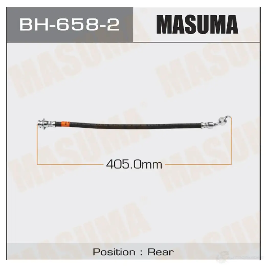 Шланг тормозной MASUMA 1422879952 BH-658-2 HE A5B изображение 0