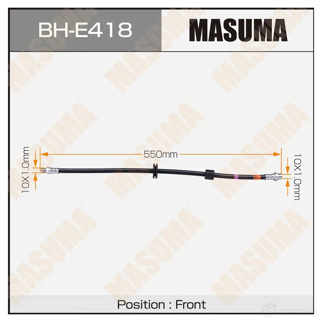 Шланг тормозной MASUMA G P3WIJM BH-E418 1439697235