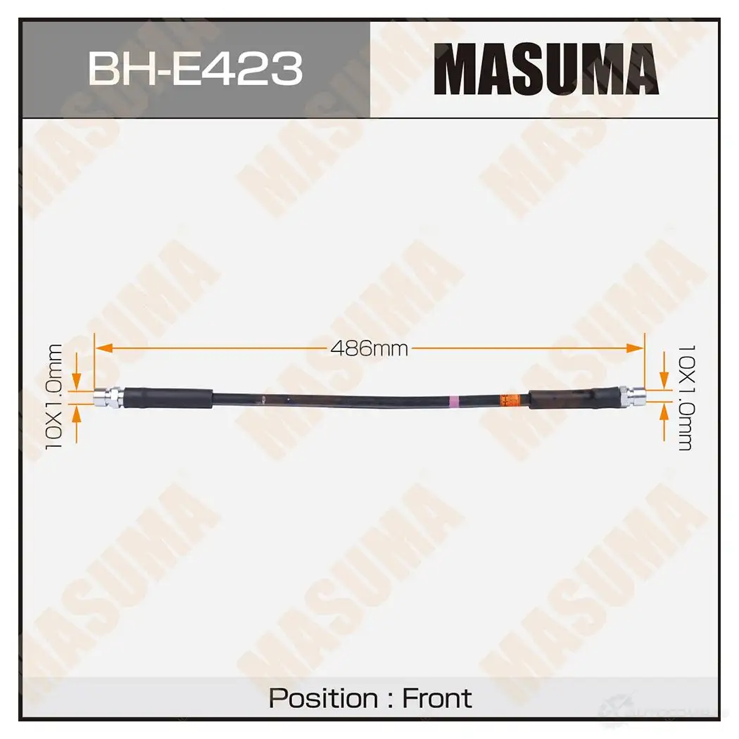 Шланг тормозной MASUMA 5KS 3BBD BH-E423 1439697240 изображение 0