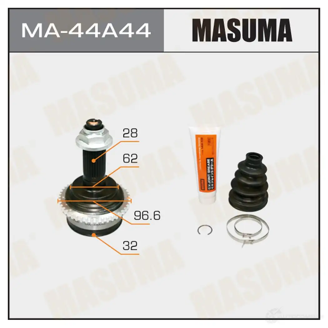 ШРУС наружный MASUMA MA-44A44 FP1 YF 1422879863 изображение 0