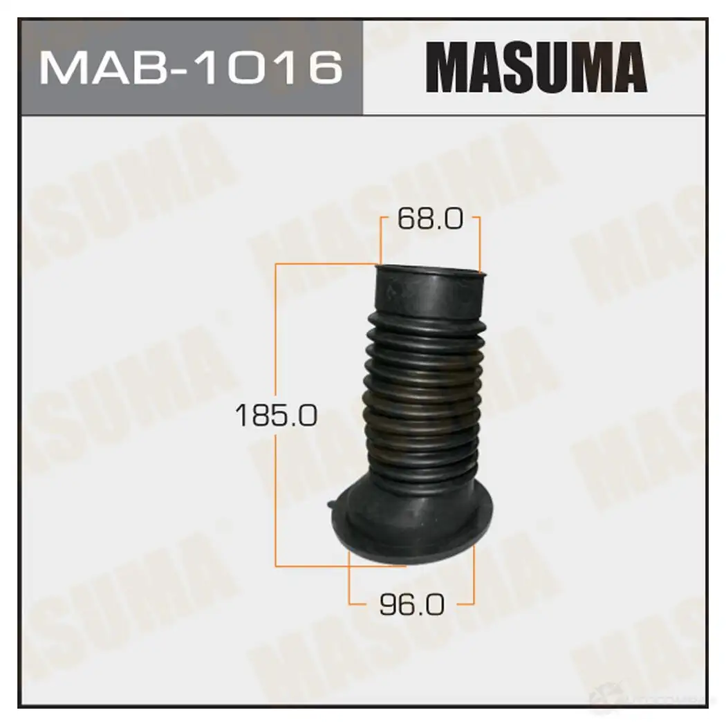 Пыльник амортизатора (резина) MASUMA 1422881219 MAB-1016 NRXH DC изображение 0