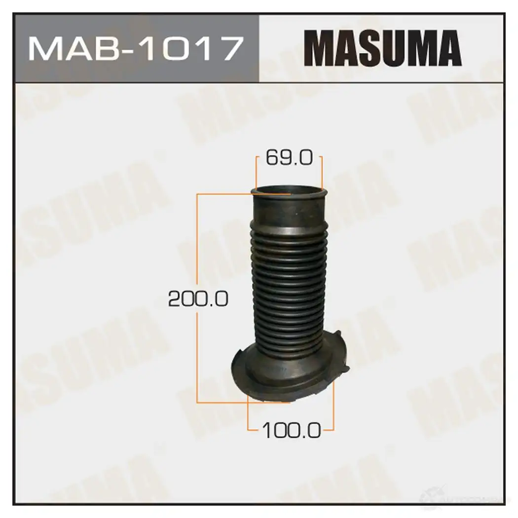 Пыльник амортизатора (резина) MASUMA MAB-1017 1422881217 F4 8S1N изображение 0