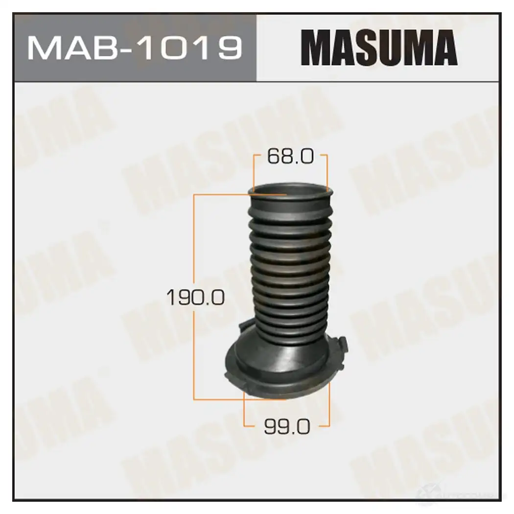 Пыльник амортизатора (резина) MASUMA MAB-1019 4TW CY 1422881238 изображение 0