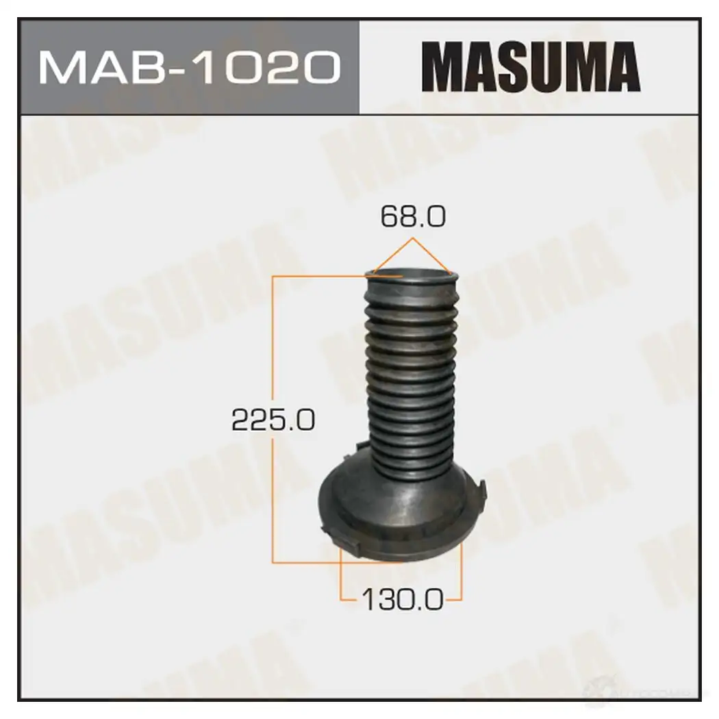 Пыльник амортизатора (резина) MASUMA 1422881237 C 29AM MAB-1020 изображение 0