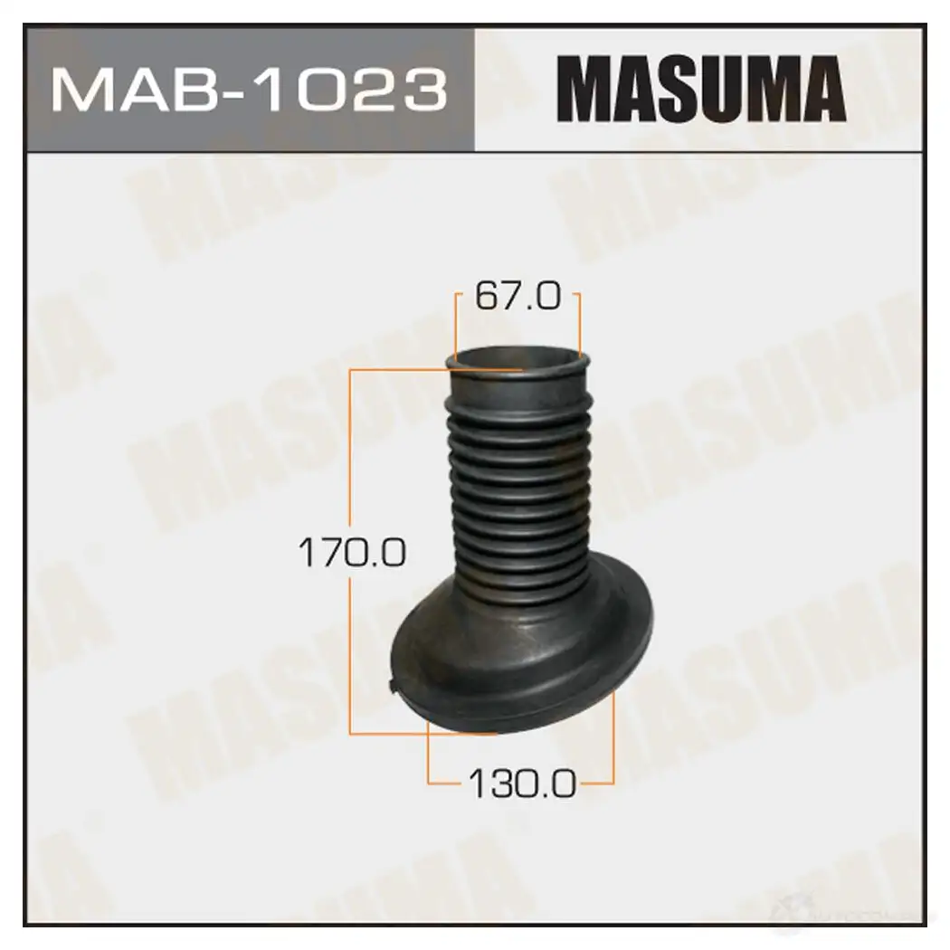 Пыльник амортизатора (резина) MASUMA BWZWHZ Q 1422881234 MAB-1023