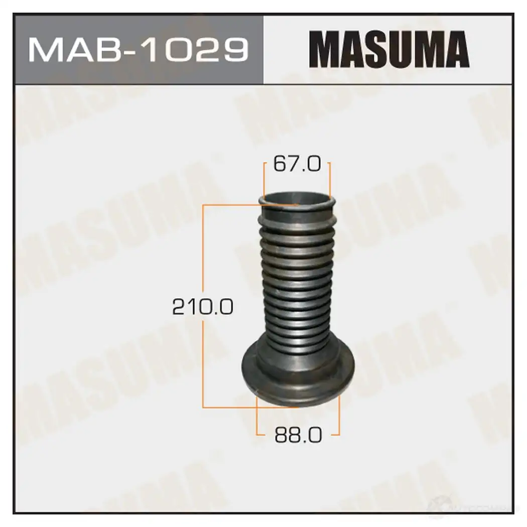 Пыльник амортизатора (резина) MASUMA 1422881228 MAB-1029 P67G2 S3 изображение 0