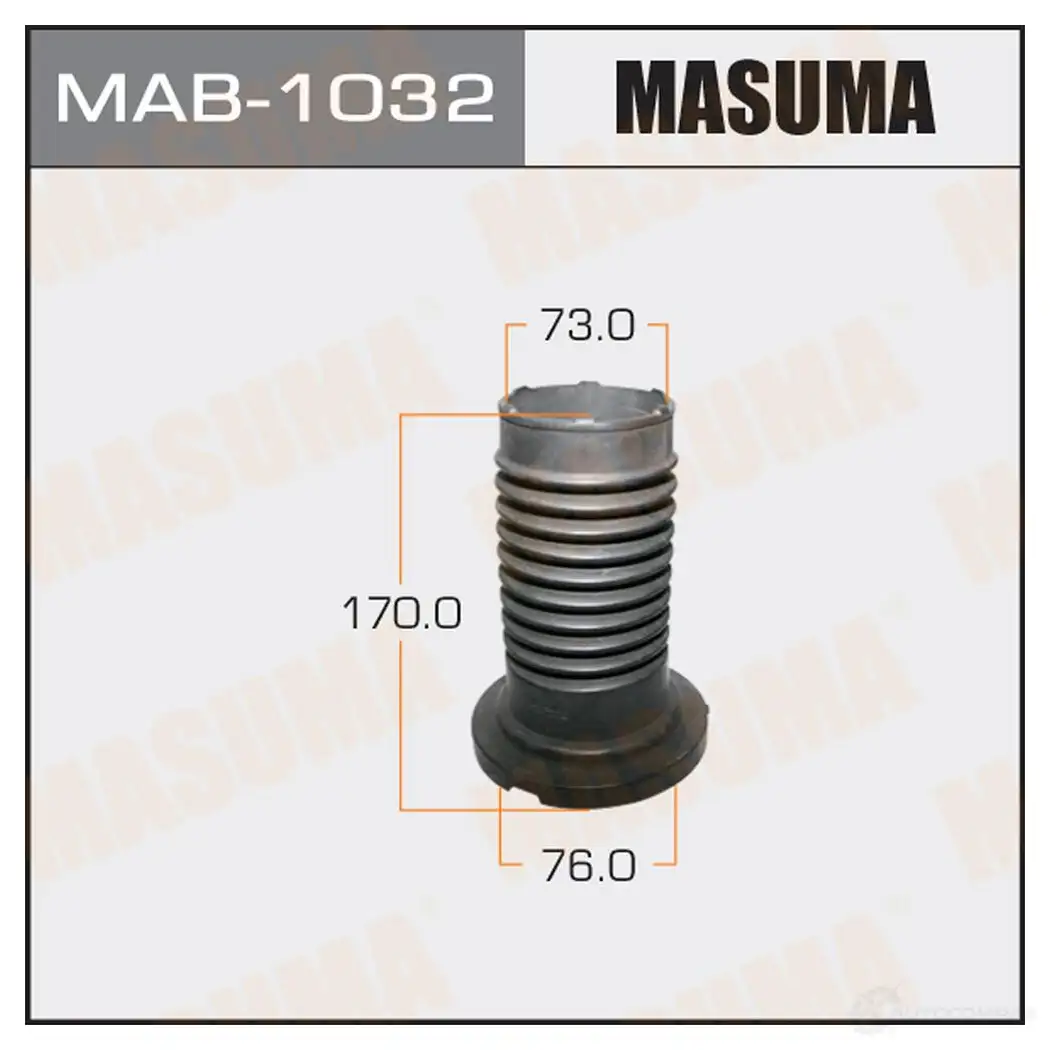 Пыльник амортизатора (резина) MASUMA 1422881225 9KTIU 3 MAB-1032 изображение 0