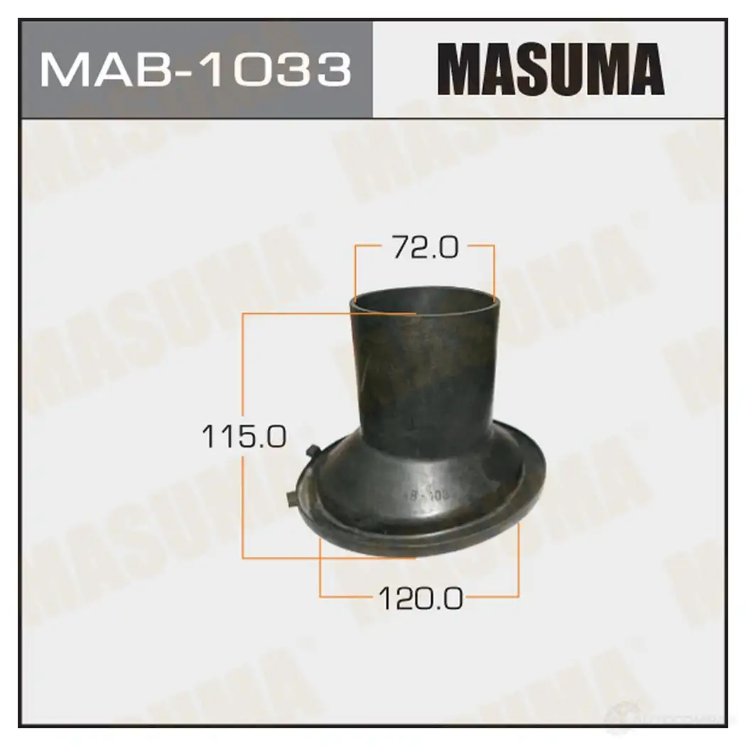 Пыльник амортизатора (резина) MASUMA MAB-1033 A M7B56 1422881224 изображение 0