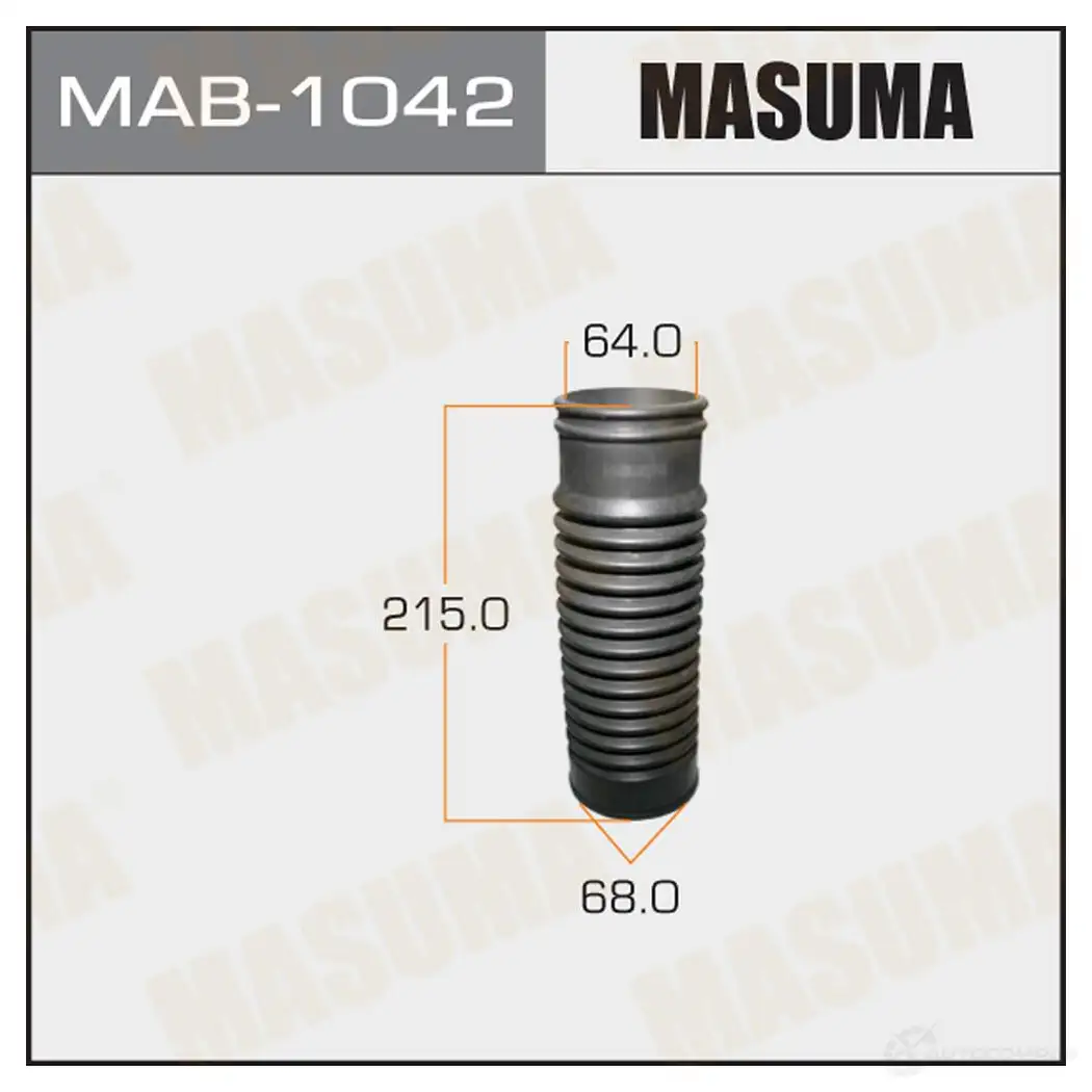 Пыльник амортизатора (резина) MASUMA MAB-1042 1422878964 YH6WZ 6 изображение 0