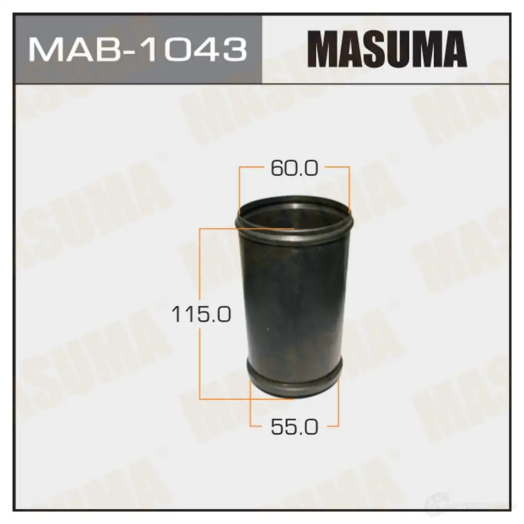 Пыльник амортизатора (резина) MASUMA A ZZJK5K 1422878963 MAB-1043 изображение 0