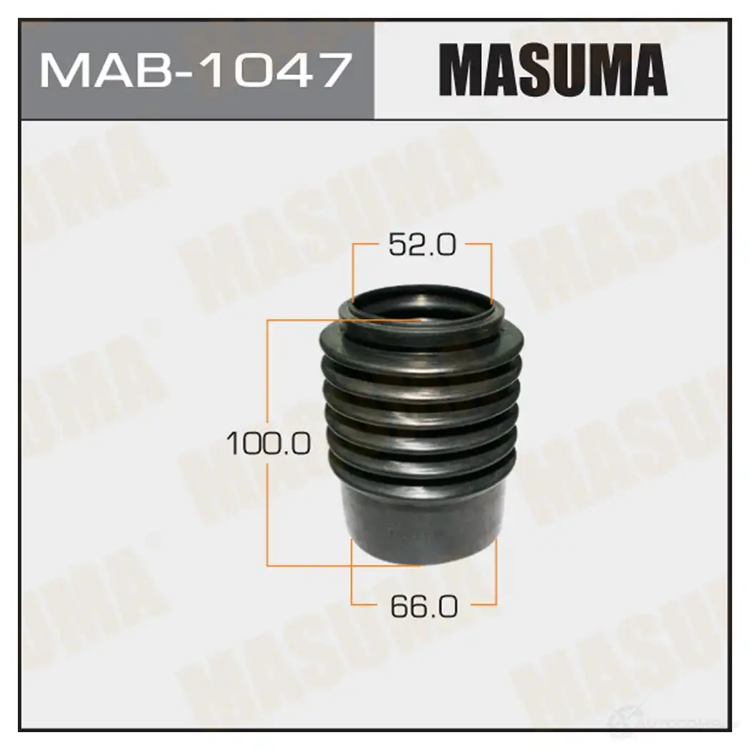 Пыльник амортизатора (резина) MASUMA 1422878959 UB ZSB MAB-1047 изображение 0