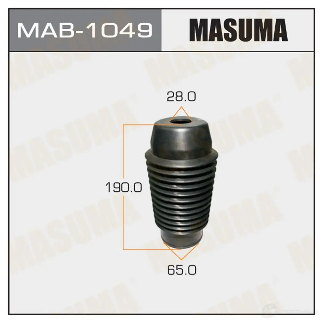 Пыльник амортизатора (резина) MASUMA MAB-1049 PO 0815 1422878957 изображение 0