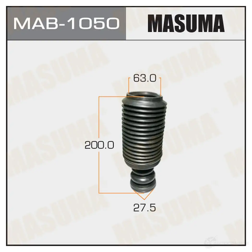 Пыльник амортизатора (резина) MASUMA 64HJ Y MAB-1050 1422878956 изображение 0