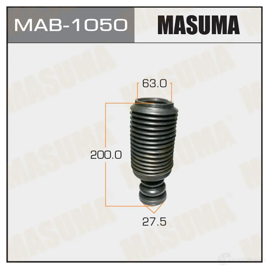 Пыльник амортизатора (резина) MASUMA 64HJ Y MAB-1050 1422878956