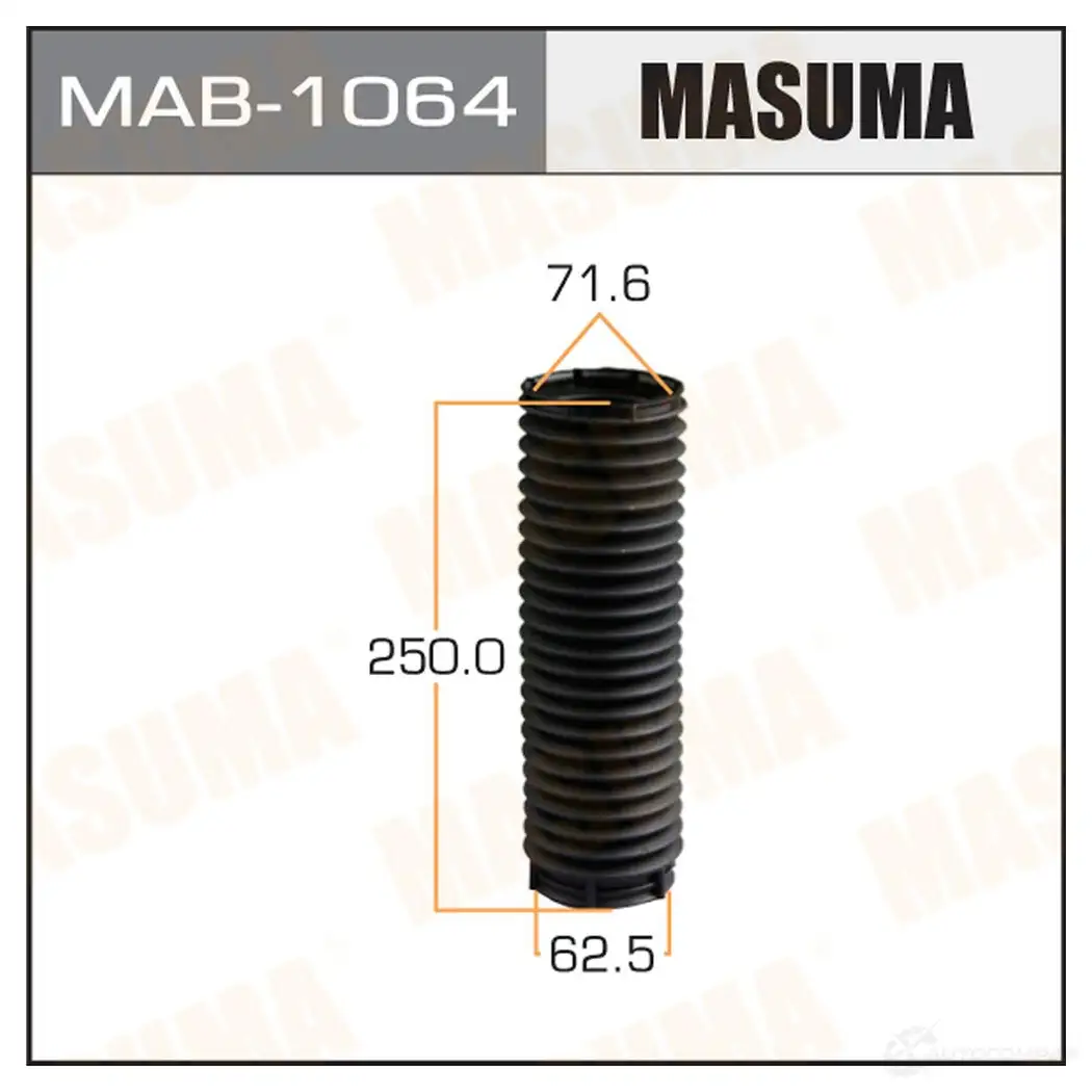 Пыльник амортизатора (пластик) MASUMA MAB-1064 1422878940 MCC8TD K изображение 0