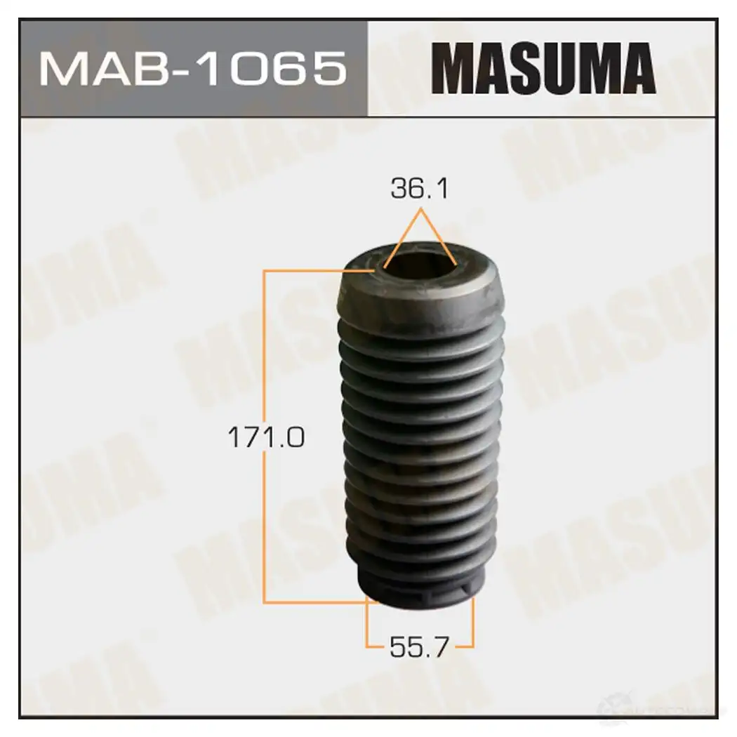 Пыльник амортизатора (пластик) MASUMA 1422878939 V1X ZTEB MAB-1065 изображение 0