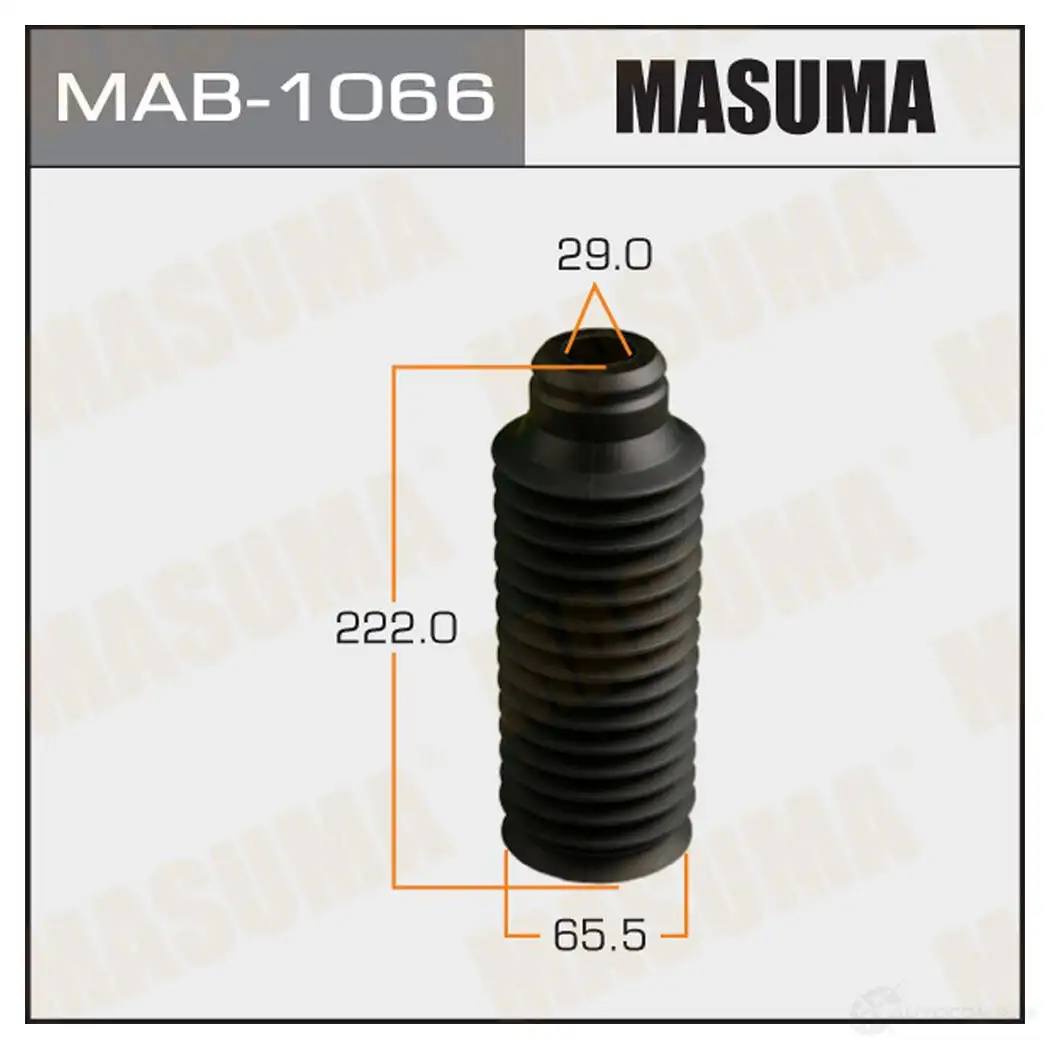 Пыльник амортизатора (пластик) MASUMA 1422878986 0CQA C9 MAB-1066 изображение 0