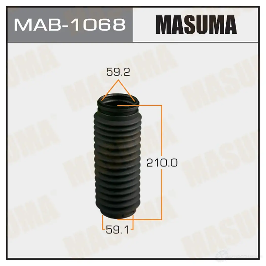 Пыльник амортизатора (пластик) MASUMA MAB-1068 1422878985 GXU7I H изображение 0