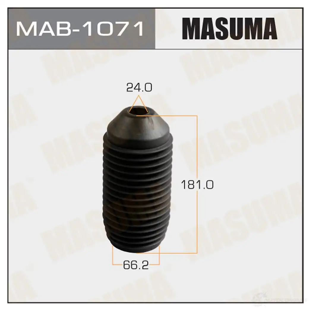 Пыльник амортизатора (пластик) MASUMA XU9UK Z 1422878935 MAB-1071 изображение 0