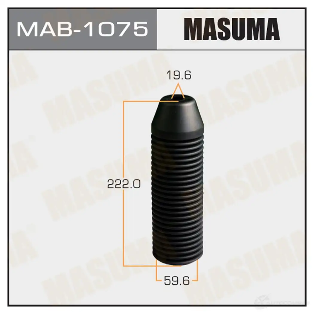 Пыльник амортизатора (пластик) MASUMA 1422878931 EPCS8J W MAB-1075 изображение 0
