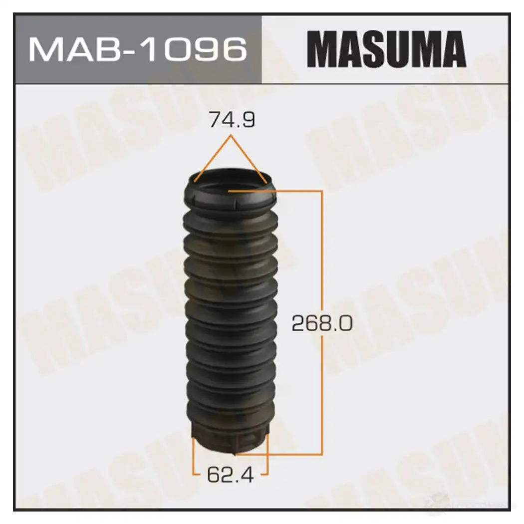 Пыльник амортизатора (пластик) MASUMA 3M0 80Y 1422878981 MAB-1096 изображение 0