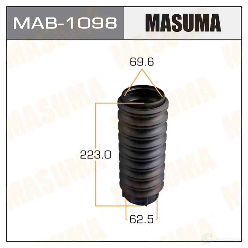 Пыльник амортизатора (пластик) MASUMA 1422878928 CEU B5 MAB-1098 изображение 0