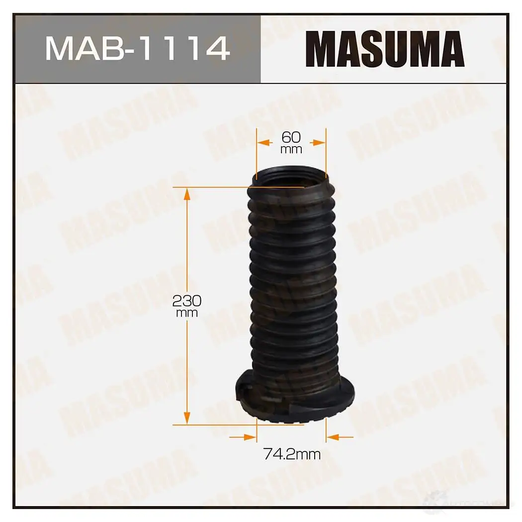 Пыльник амортизатора (резина) MASUMA HC F38 1439697509 MAB-1114 изображение 0