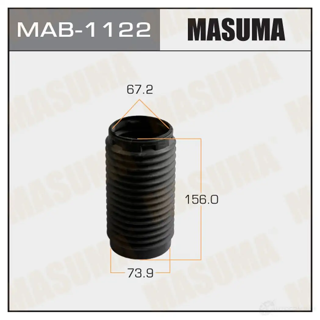 Пыльник амортизатора (резина) MASUMA 1422881256 GJNB O8B MAB-1122 изображение 0