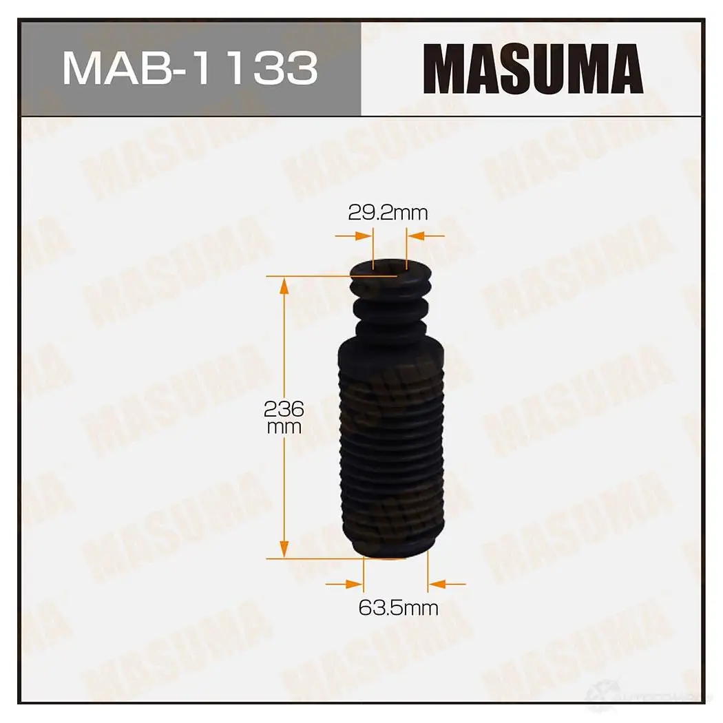 Пыльник амортизатора (резина) MASUMA 6GJ5 B MAB-1133 1439697516 изображение 0