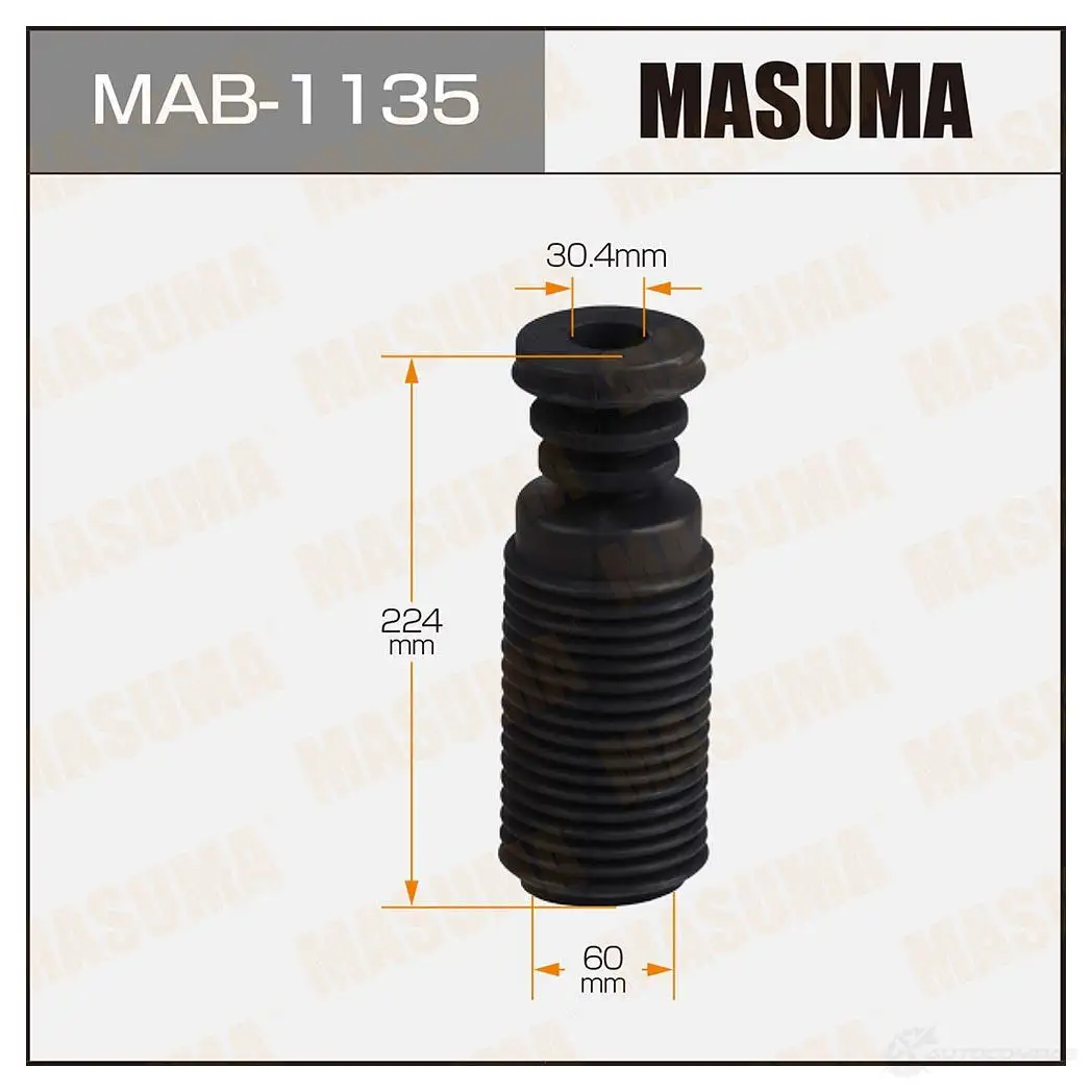Пыльник амортизатора (резина) MASUMA CHS9W V 1439697518 MAB-1135 изображение 0
