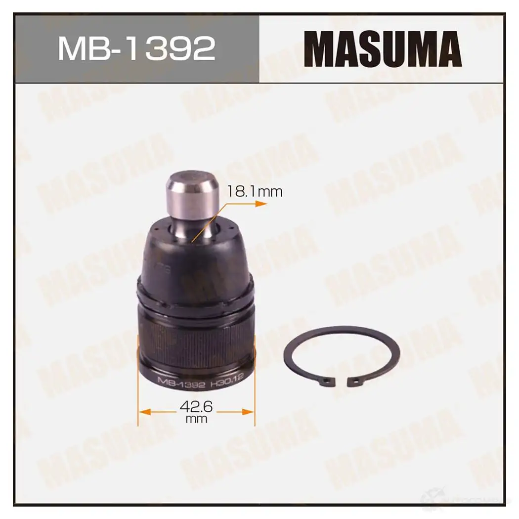 Опора шаровая MASUMA MB-1392 Z8 P60TD 1422882426 изображение 0