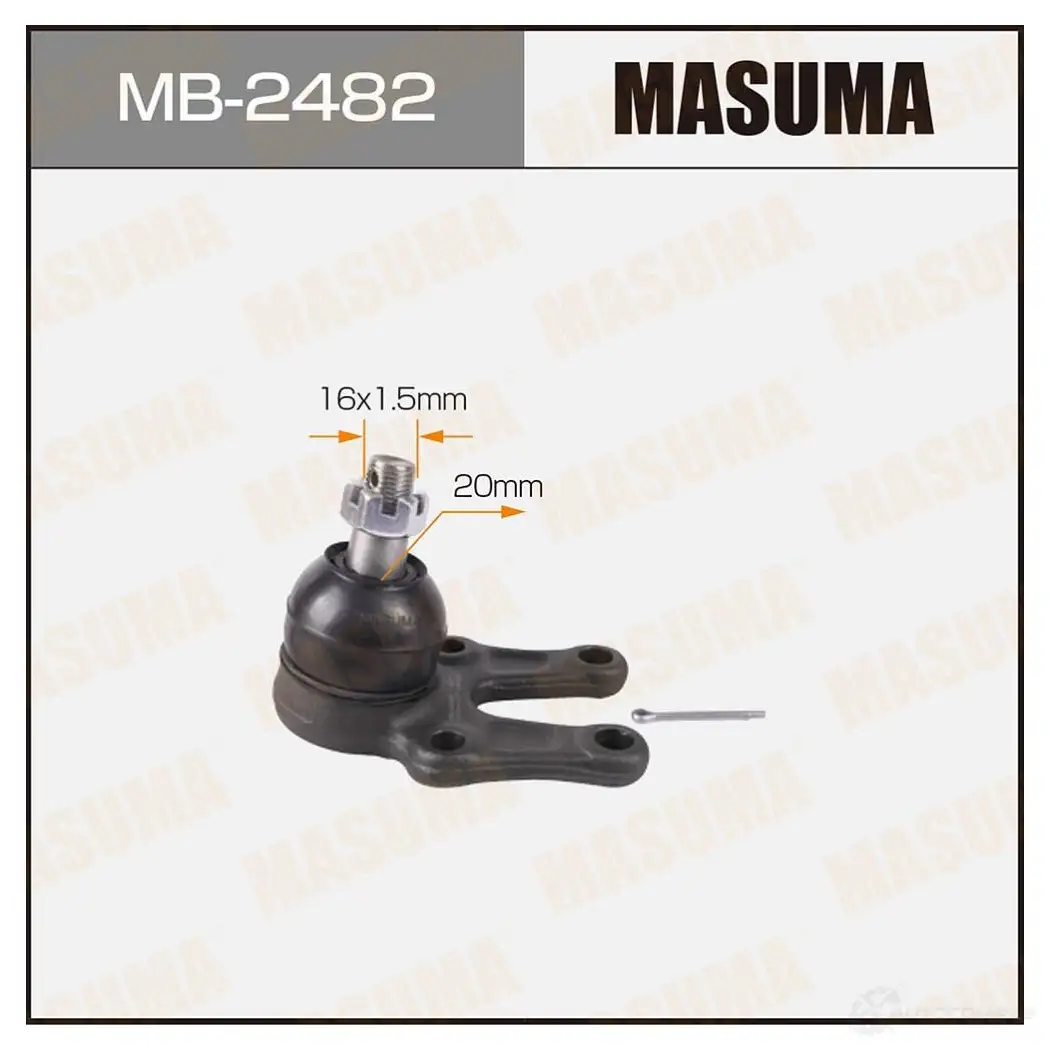 Опора шаровая MASUMA MB-2482 X6 1IV1 1422882382 изображение 0
