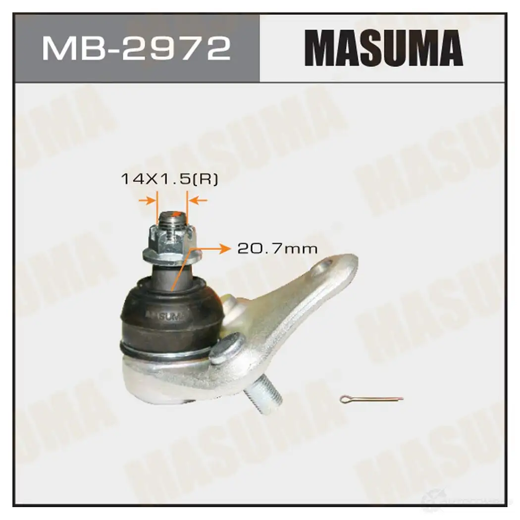 Опора шаровая MASUMA MB-2972 1422882375 H6 T3DHK изображение 0