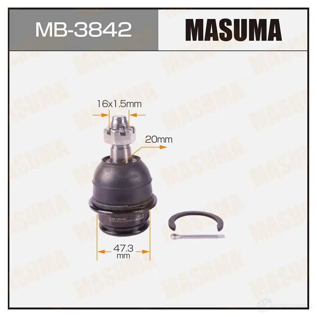 Опора шаровая MASUMA MB-3842 A17 ANN 1422882391 изображение 0