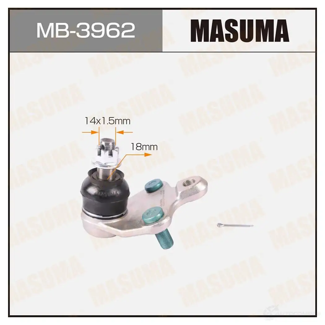 Опора шаровая MASUMA MB-3962 H Q48UEI 1422882388 изображение 0