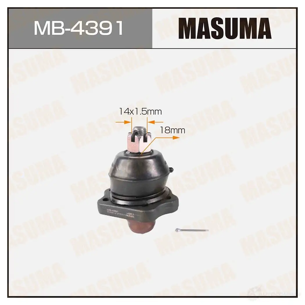 Опора шаровая MASUMA 1422882386 MB-4391 S2U MG изображение 0