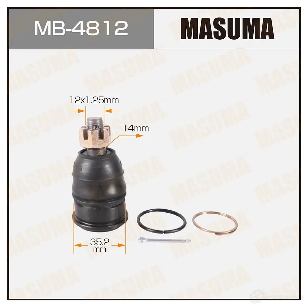 Опора шаровая MASUMA MB-4812 1422882441 SD FL2 - Изображение 1