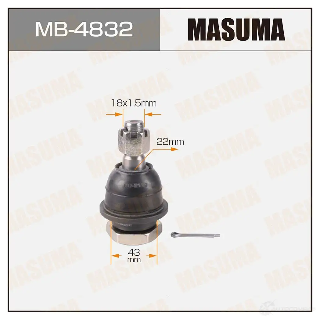 Опора шаровая MASUMA MB-4832 IA 6FOFL 1422882418