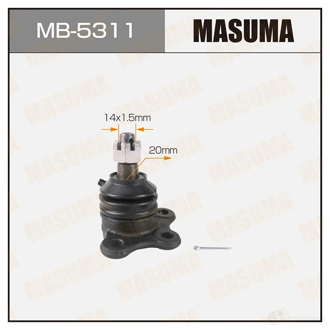 Опора шаровая MASUMA MB-5311 PIRC R0 1422882411 изображение 0