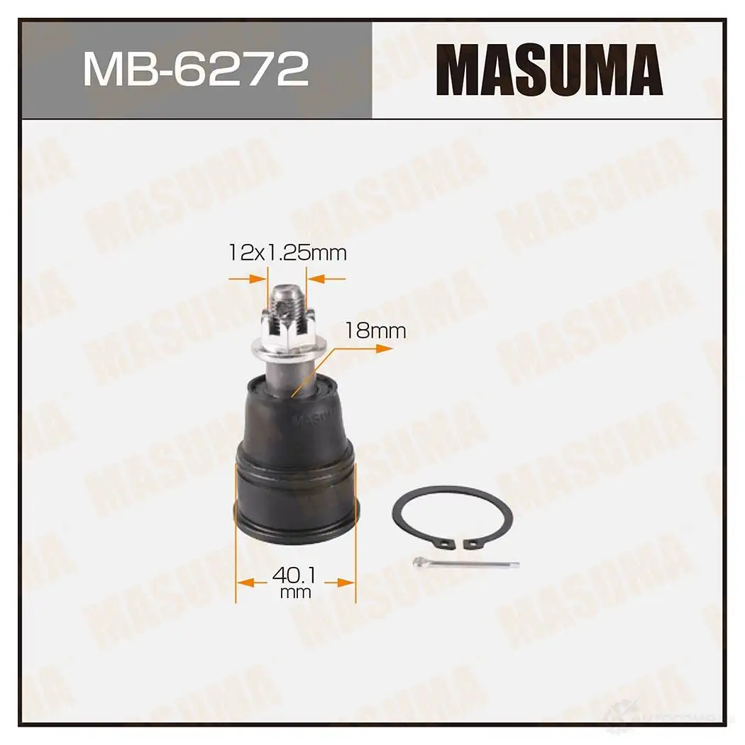 Опора шаровая MASUMA 1422882364 7 Z0CM MB-6272